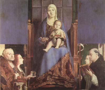 Antonello da Messina Sacra Conversazione (mk08) China oil painting art